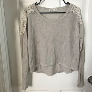 crop top long sleeve